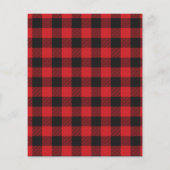 Budget Rustic Wilderness Save the Date Uitnodiging Flyer (Achterkant)