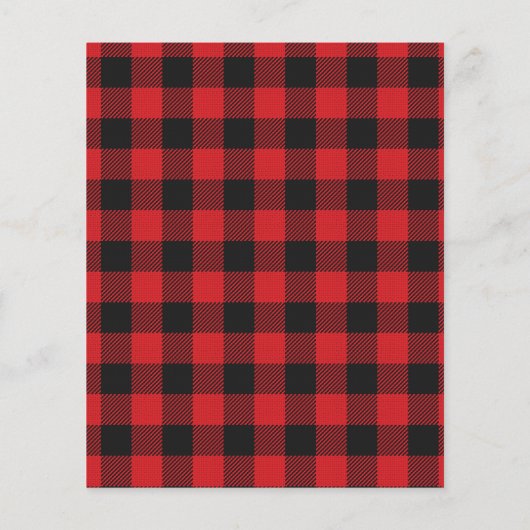 Budget Rustic Wilderness Save the Date Uitnodiging Flyer (Achterkant)