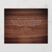 Budget Rustic Wood 3 Aankondiging van het Foto Afs (Achterkant)