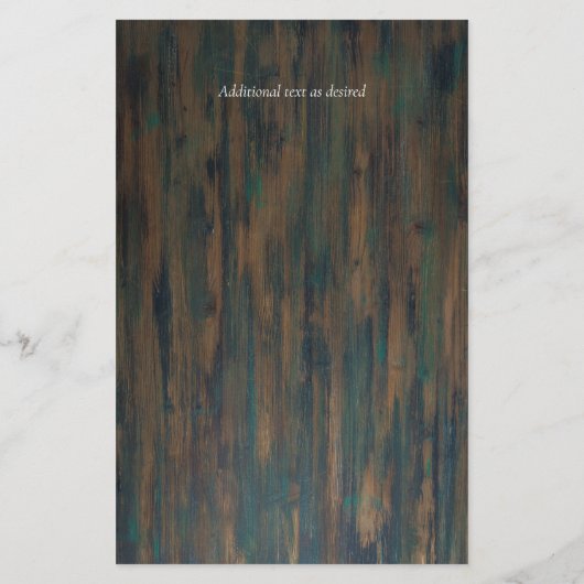 BUDGET Rustic Wood Greenery Wedding Invitations A9 (Achterkant)