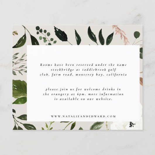 budget Rustic wood slice bruiloft details Flyer (Achterkant)