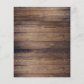 Budget Rustic Wood, String Lights & Lace Wedding (Achterkant)