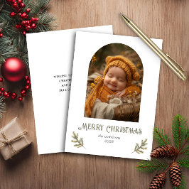 Budget Rustic Woodland Christmas Kaart