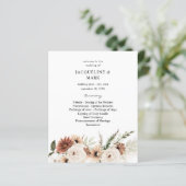 Budget RusticNeutral Boho Floral Wedding Ceremony (Staand voorkant)
