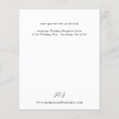 Budget Rustieke Aarde Florals Flyer (Achterkant)