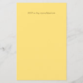 BUDGET Rustieke baby shower zonnebloemen uitnodigi (Achterkant)