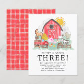 Budget Rustieke Barnyard Dieren Kinder Boerderij V (Voorkant / Achterkant)