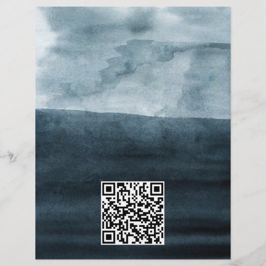 Budget Rustieke Blue Mountain Vrijgezellenfeest In Flyer (Achterkant)