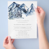 Budget Rustieke Blue Mountain Vrijgezellenfeest In Flyer (Hand)