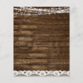 Budget Rustieke Boerderij Slingerlichtjes Kant Bru Flyer (Achterkant)