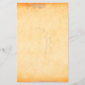 Budget Rustieke Boheemse Zonnebloem Huwelijk (Achterkant)