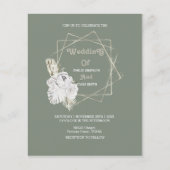 Budget rustieke boho elegante wieden (Voorkant)