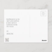 Budget rustieke bruiloft dank u kaarten (Achterkant)