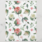 Budget Rustieke Elegantie Blush Vrijgezellenfeest  Flyer (Achterkant)