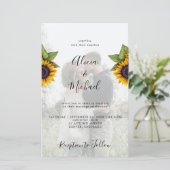 Budget rustieke foto QR RSVP bruiloft uitnodiging (Staand voorkant)