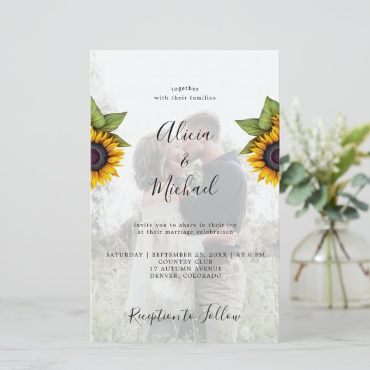 Budget rustieke foto QR RSVP bruiloft uitnodiging