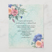 Budget rustieke hortensia's op vervaagde groene br flyer (Voorkant)