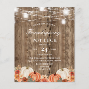 Budget Rustieke Houten Bloemstuk Friendsgiving Pot