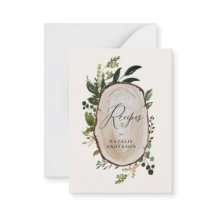 Budget Rustieke houten slice recept kaart