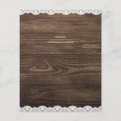 BUDGET Rustieke Lace Barn Boerderij Land Bruiloft (Achterkant)