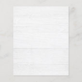 Budget Rustieke Nautische Huwelijksbedankkaart (Achterkant)