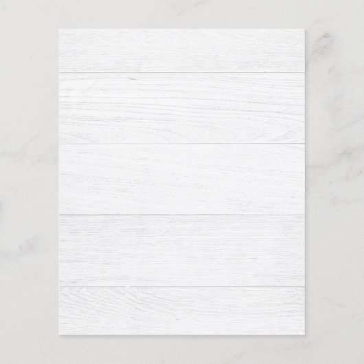 Budget Rustieke Nautische Huwelijksbedankkaart (Achterkant)