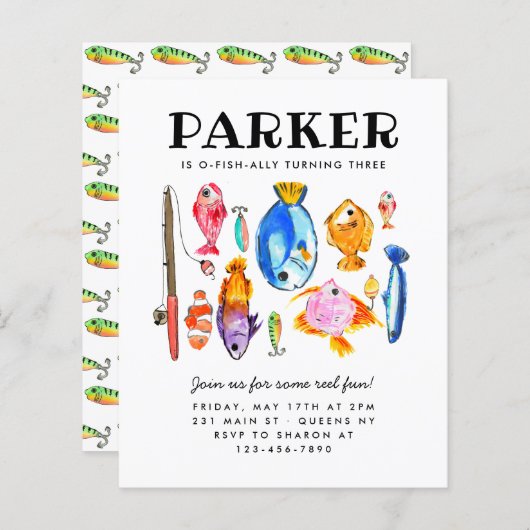 Budget rustieke O-Fish-al haspel plezier Gevist Ve (Voorkant / Achterkant)