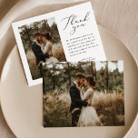 Budget rustieke script bruiloft foto dank u kaart<br><div class="desc">Creëer Budget Rustic Script Wedding Photo Dank u kaart met deze nieuwe ontworpen sjabloon om indruk te maken op uw familie en gasten. Klik voor verdere aanpassingen op de link "Aanpassen verder" en gebruik onze ontwerptool om deze sjabloon aan te passen. Neem contact met me op als je hulp nodig...</div>