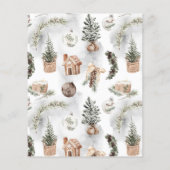 Budget rustieke vakantie feestuitnodiging (Achterkant)