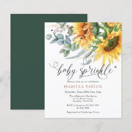 Budget Rustieke Zonnebloem Baby shower Sprinkle