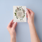 budget Rustige boerderij valt bruiloft met behoud Flyer (Hand)