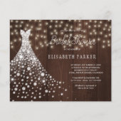 Budget rustige brudal douche-uitnodiger flyer (Voorkant)