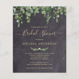 Budget Rustige Eucalyptus Bridal Shower