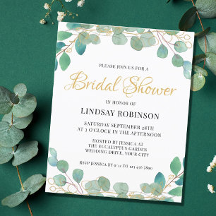 Budget Rustige Eucalyptus Bridal Shower