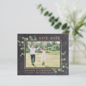 Budget Rustige Eucalyptus Foto slaat de datum op (Staand voorkant)