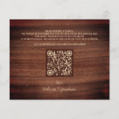 Budget Rustige Eucalyptus QR-code sparen de datum (Achterkant)