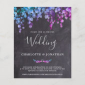 Budget Rustige Eucalyptus Slate QR Code Wedding In (Voorkant)