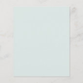 Budget Rustige Foliage Sage Green Wedding Invite (Achterkant)