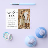 Budget Rustige Foto wij doen BBQ Engagement Party Flyer (Enkel)