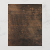 BUDGET Rustige Herfst - Uitnodiging tot weddenscha (Achterkant)