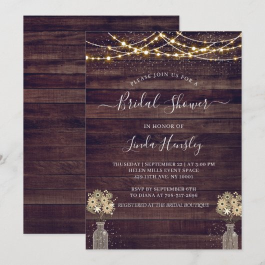 Budget Rustige houten flessen Vrijgezellenfeest In Kaart (Voorkant / Achterkant)