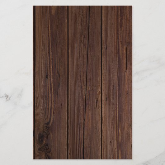 BUDGET Rustige houten kant Foto slaat de datum op (Achterkant)