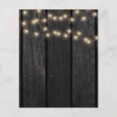 Budget rustige lente huwelijksuitnodiging (Achterkant)