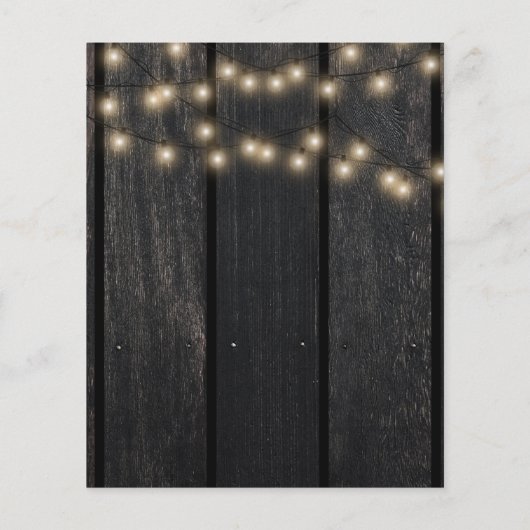 Budget rustige lente huwelijksuitnodiging (Achterkant)