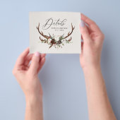 budget Rustige naaldfloragegegevens bruinstaartbru Flyer (Hand)