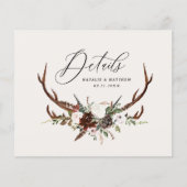 budget Rustige naaldfloragegegevens bruinstaartbru Flyer (Voorkant)