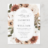 Budget Rustige Neutral Boho Floral Wedding S2 (Voorkant)