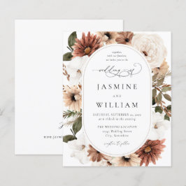 Budget Rustige Neutral Boho Floral Wedding S2