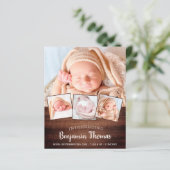 Budget Rustige New Baby 4 Foto geboortedatum Harte (Staand voorkant)