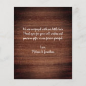 Budget Rustige New Baby 4 Foto geboortedatum Harte (Achterkant)